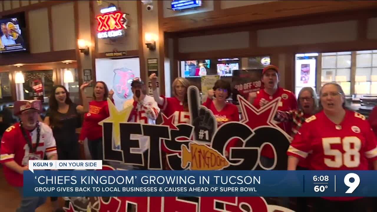 Tucson's 'Chiefs Kingdom' grows, gives back ahead of Super Bowl LVII