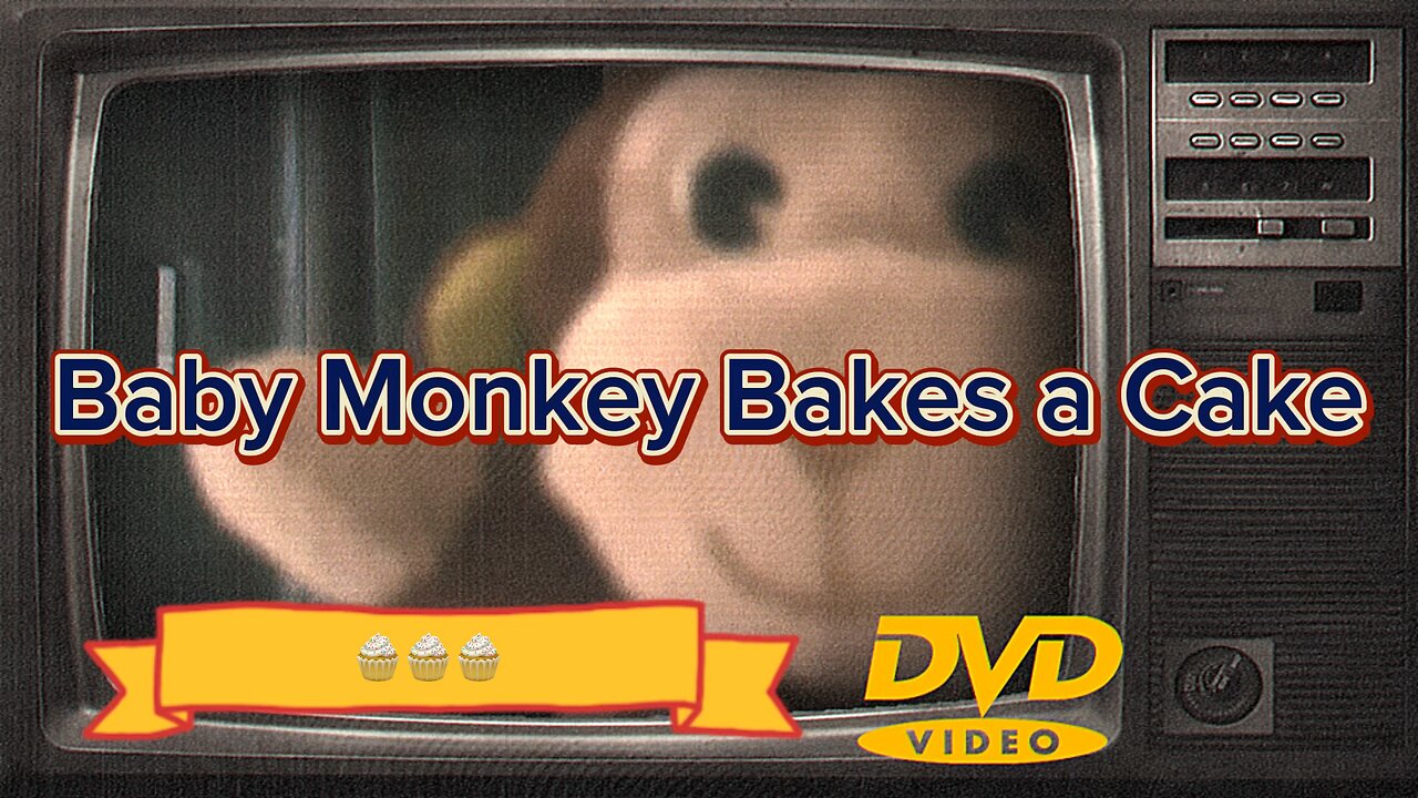 Baby Monkey Bakes a Cake 🧁