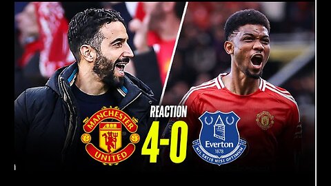 Man Utd 4-0 Everton | Amorim's First League Victory! | Full Match Highlights