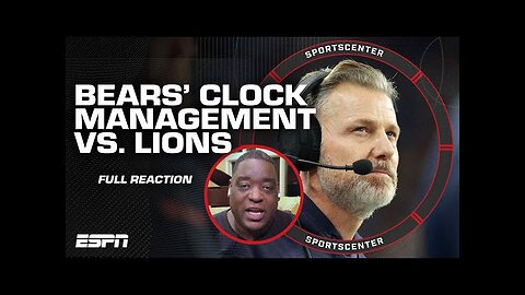 Damien Woody calls Bears' loss to Lions 'coaching malpractice' on Thanksgiving 🦃 | SportsCenter