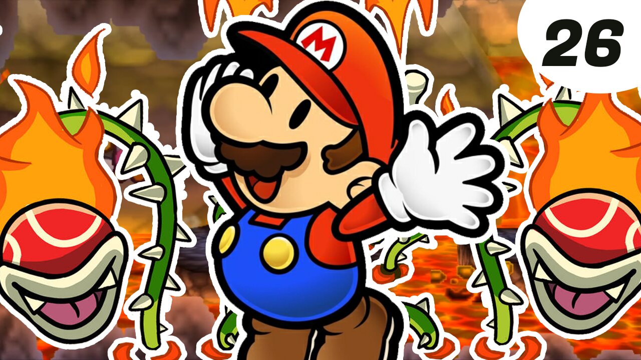 Paper Mario Ep.[26] - Caverna Lavalava.