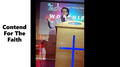 Contend For The Faith - Pastor Jean Holder - 11 December 2022