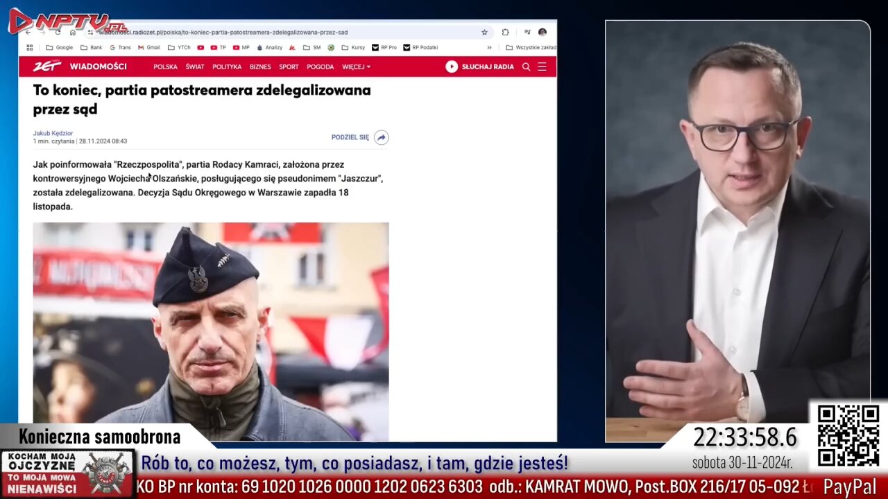 Konieczna samoobrona - Olszański, Osadowski NPTV (30.11.2024)