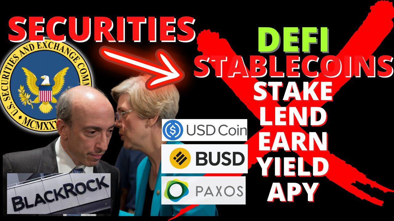 Crypto BLEEDING Isn't Over YET | Gensler & The SEC Attacking Staking, DeFi, & Stable Coins 👀