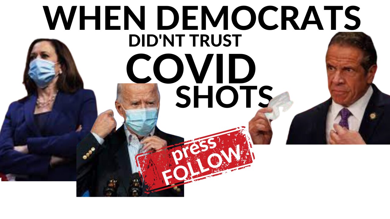 WHEN LEADERS REFUSED TO TAKE VACCINE "NOT PROVEN SAFE"