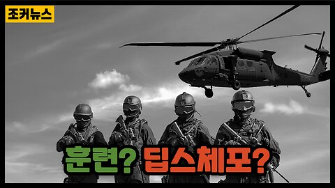 훈련? 딥스체포? Deep state