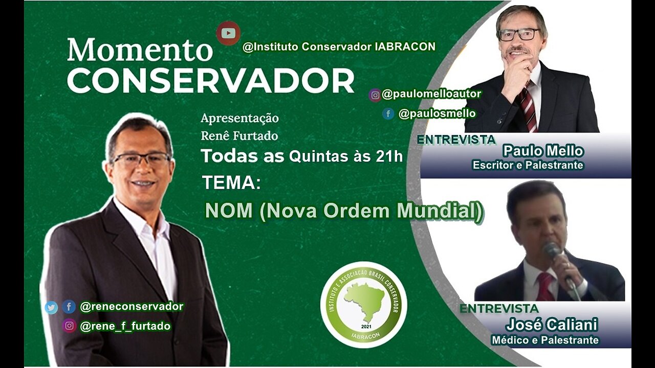 Live com Rene Furtado e o nosso convidado Paulo Mello