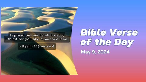 Bible Verse of the Day: May 8, 2024