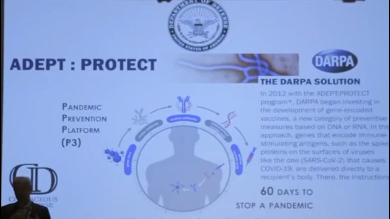 DARPA responsible mRNA vaccines - TRANSHUMANISM IS GENOCIDE