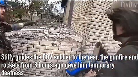 Ukrainian Soldiers Driving Out Russian Soldiers Trapped in A House