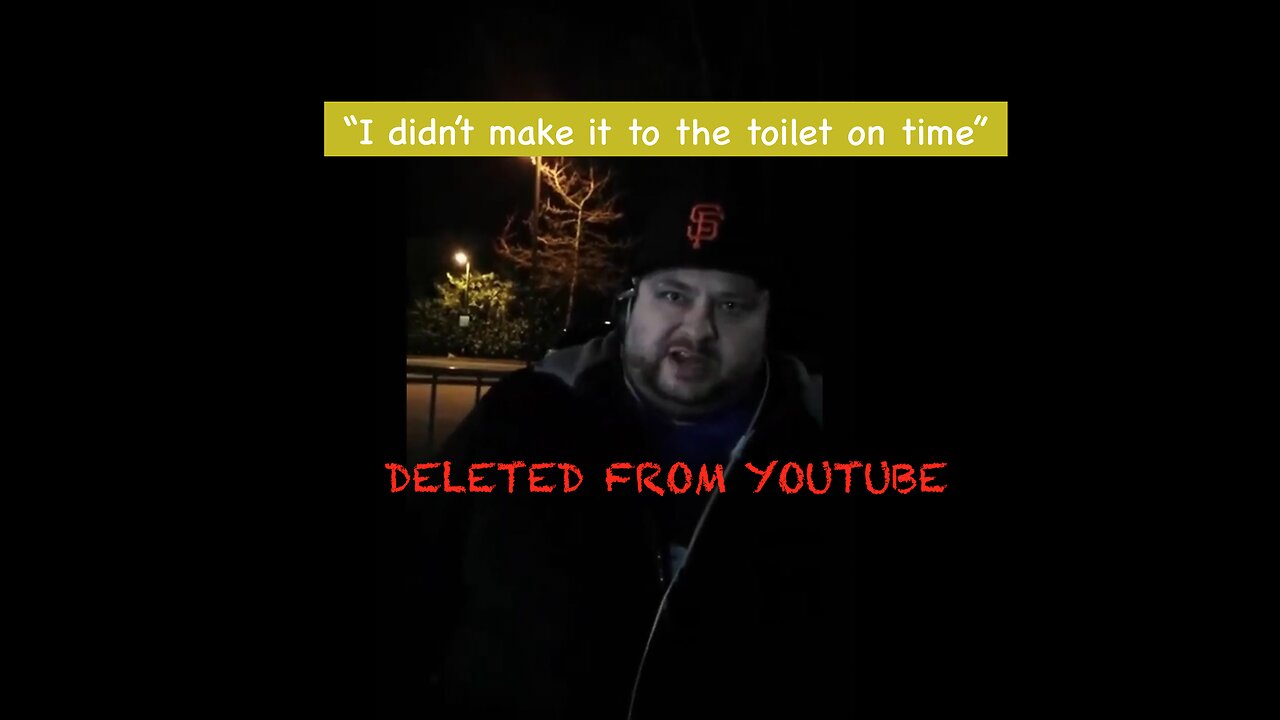 Predator pees his pants when confronted meeting underage child