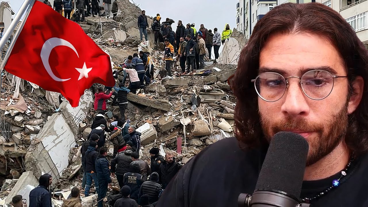 Epic influencer leftist Hasan reacts to Massive Earthquake in Turkey