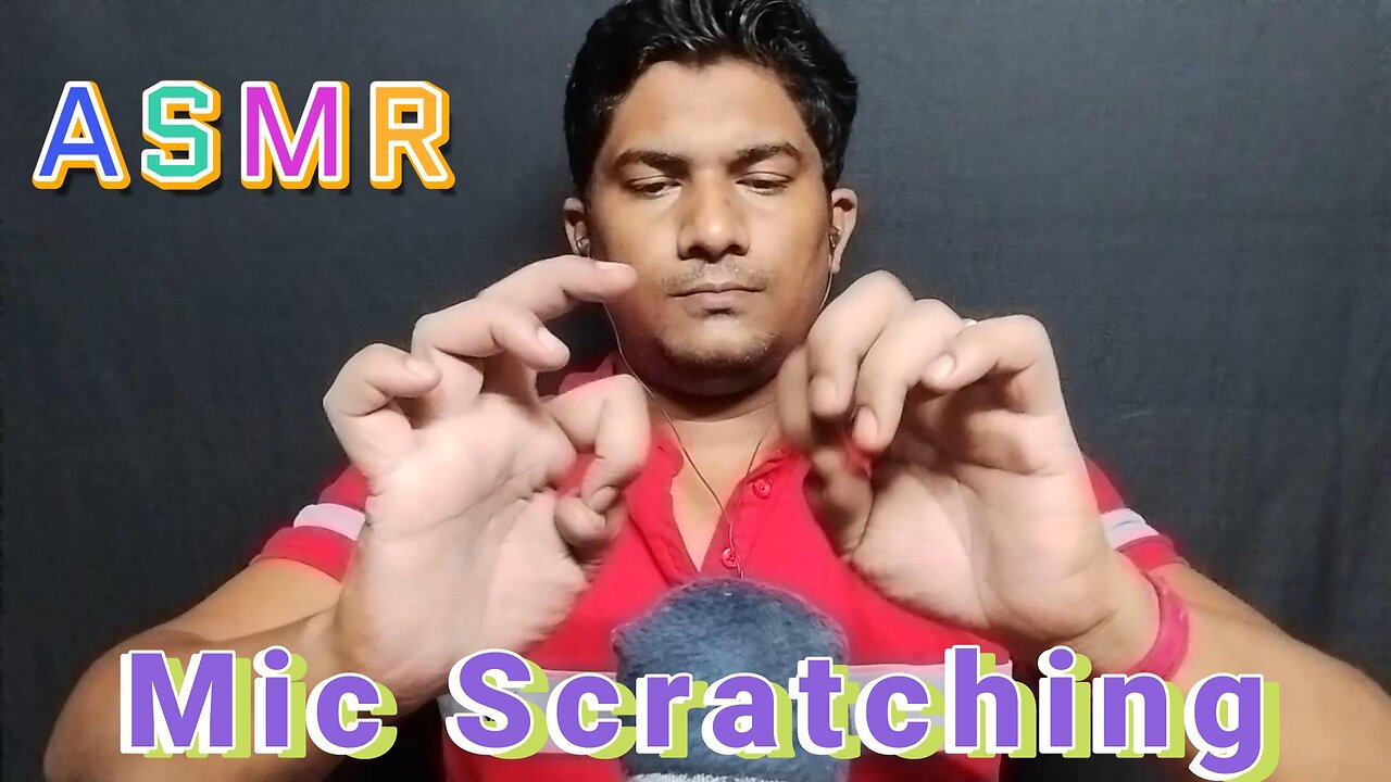 ASMR Fluffy Mic Scratching with Mouth Sounds, Inaudible