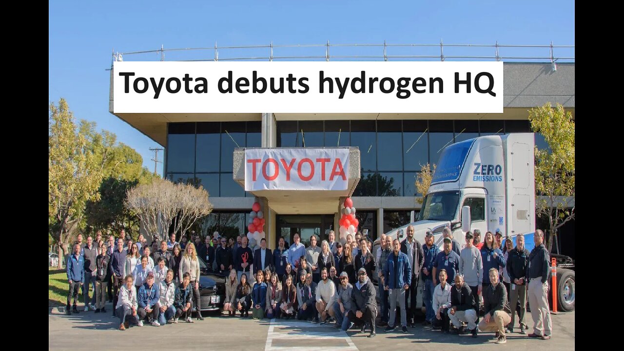 Toyota increase Hydrogen research and development new US HQ