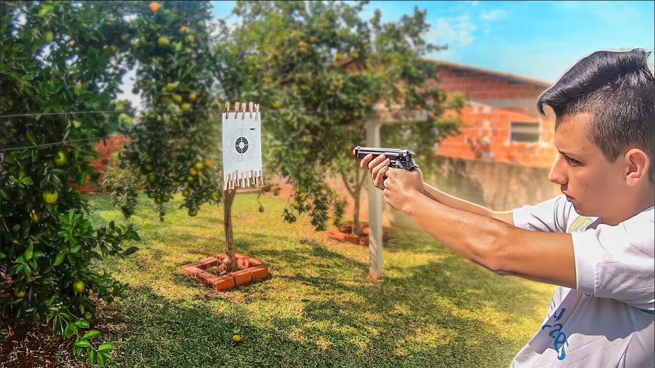 COMPREI UMA PISTOLA DE VERDADE!? Quase fui preso..