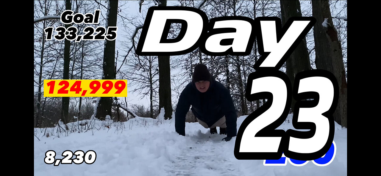 January 23rd. 133,225 Push Ups