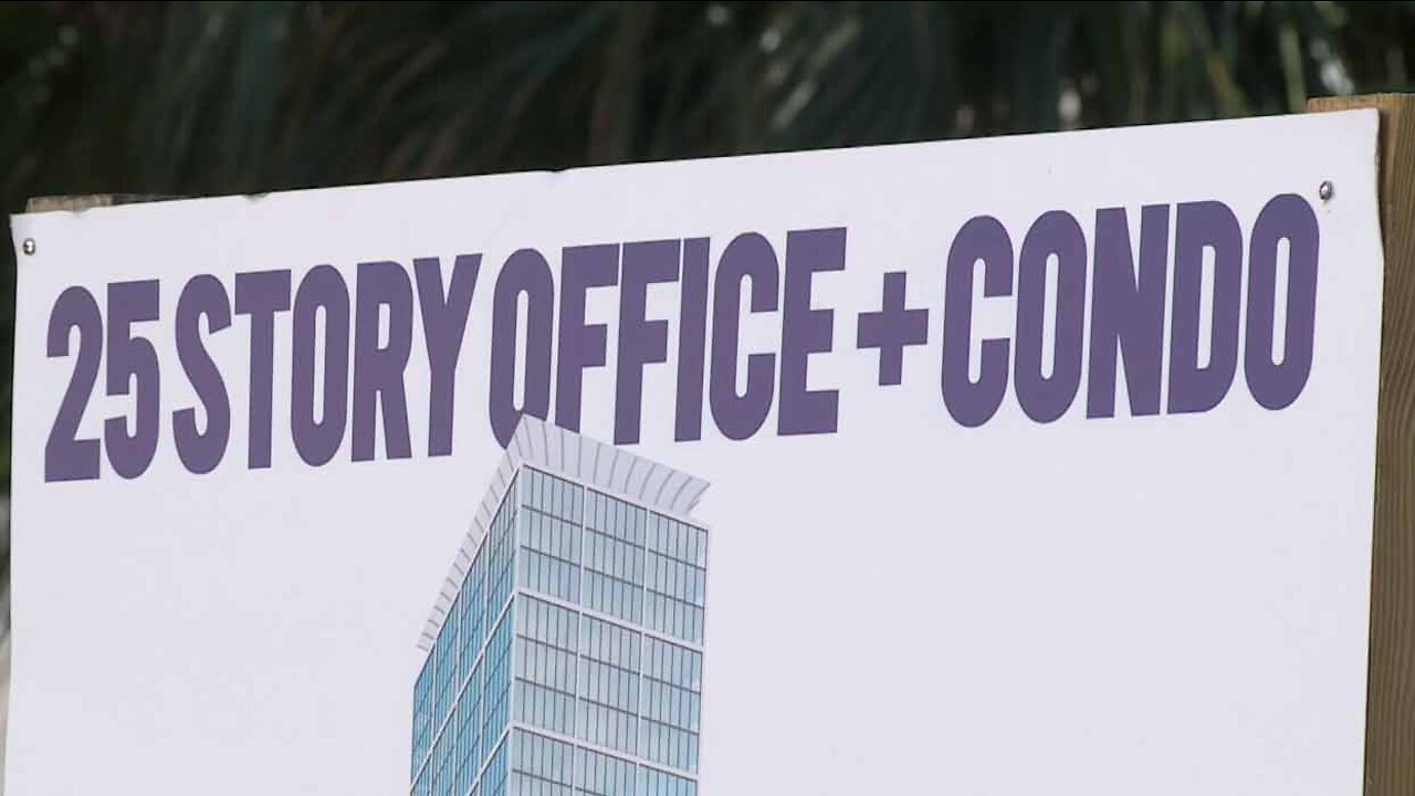 Sign about new West Palm Beach condo brings questions