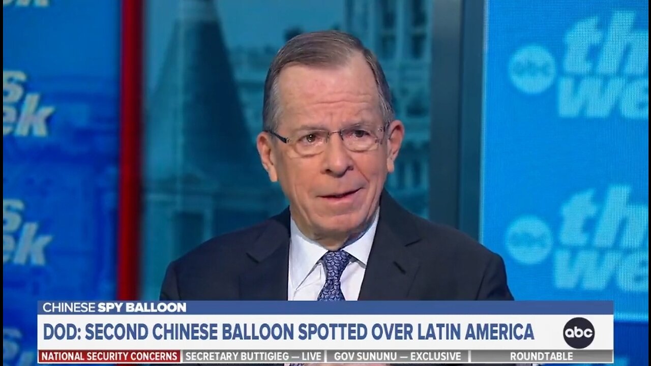 Adm. Mike Mullen: China Spy Balloon Was NO Accident