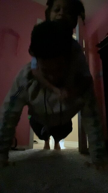 Push ups with baby weight