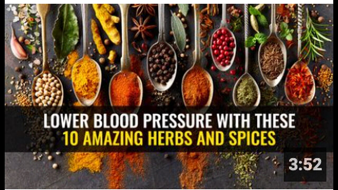 Lower blood pressure with these 10 amazing herbs and spices