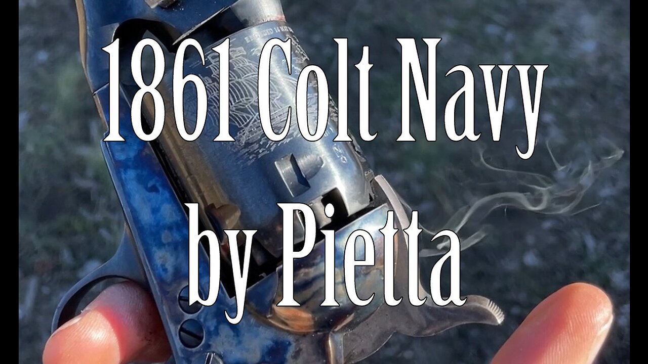 1861 Colt Navy with paper cartridges