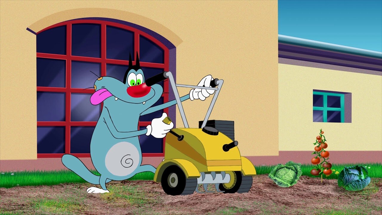 Oggy and the Cockroaches 🌳 To do the garden (6)