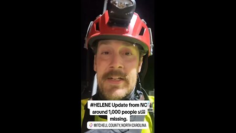 First responder in North Carolina describes a very dark scene after hurricane Helene