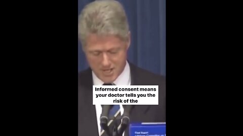 Corrupt Clinton apologized for medical experiments on Americans