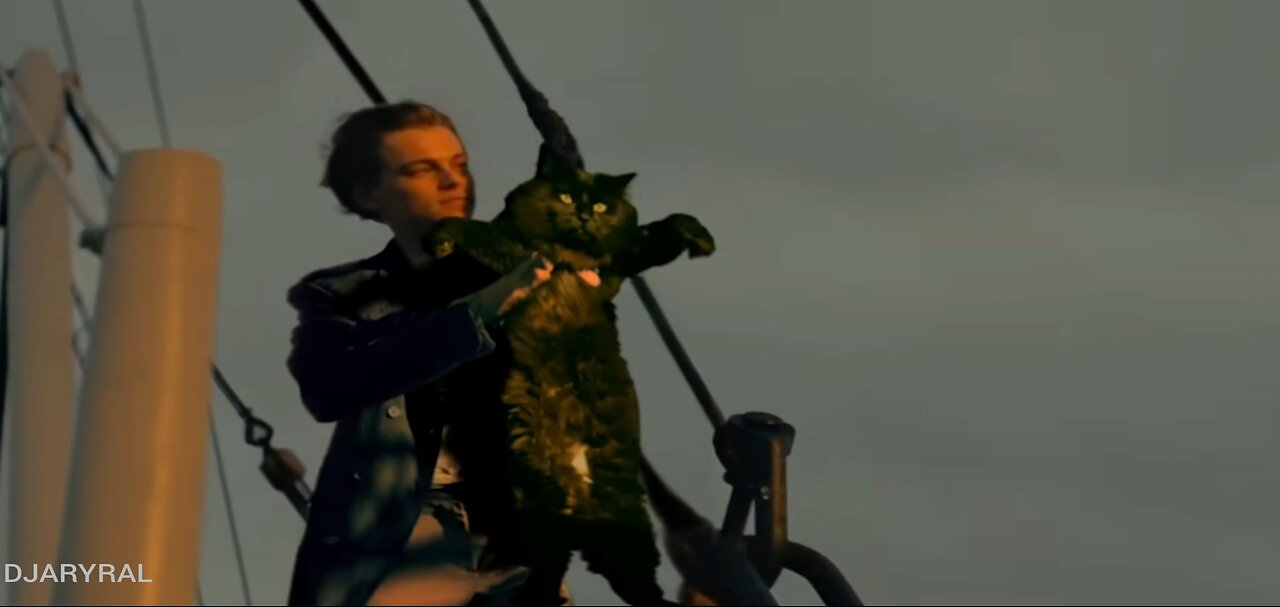 🔶️ Titanic with a Cat | Video - MP4 4K 🔶️