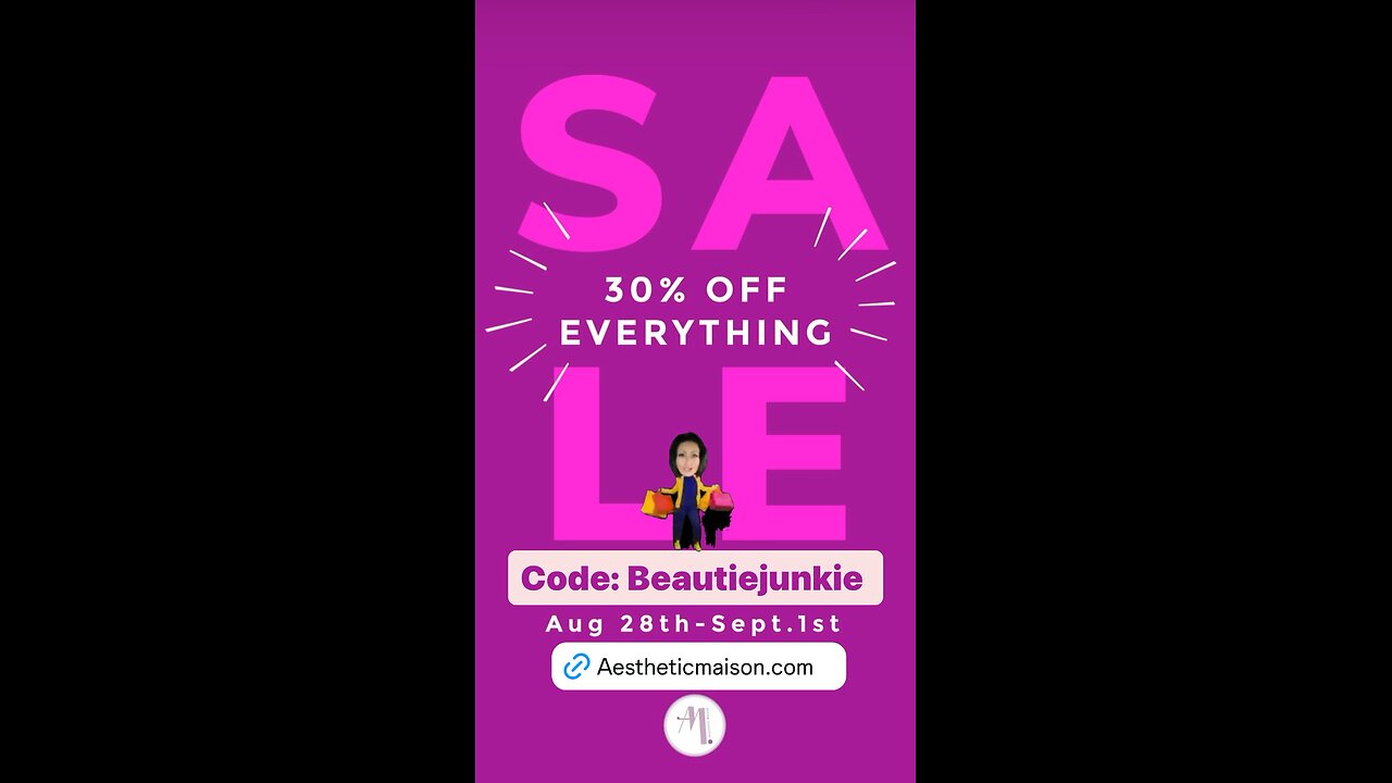 Aesthetic Maison Sale 💁🏻‍♀️Code: Beautiejunkie