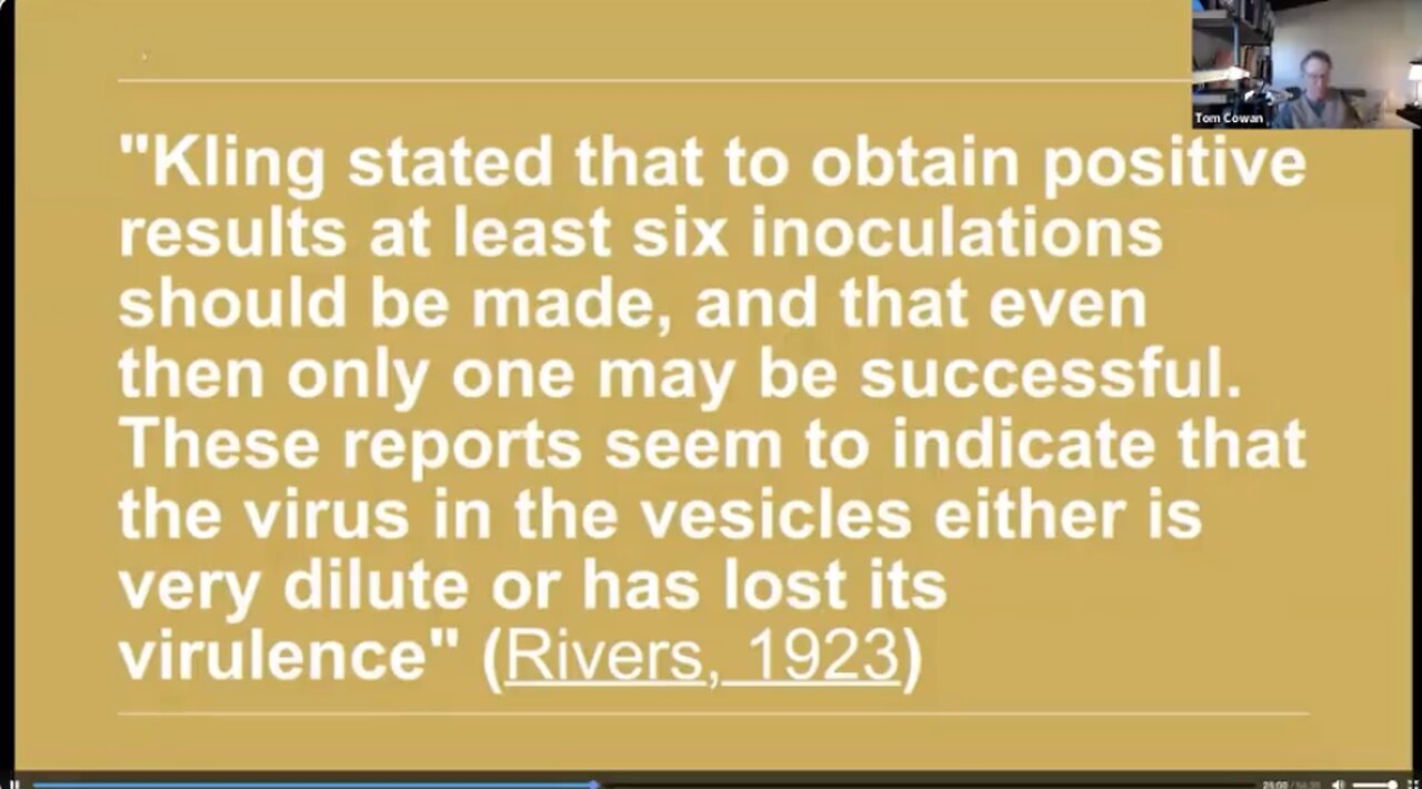 So called VIRUSES DO NOT (actually) EXIST So WHAT really IS MAKING US SICK.. (Dr. Tom Cowan)