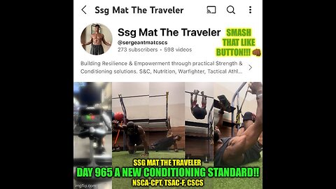 Day 965: Taking my Conditioning to the Next Level