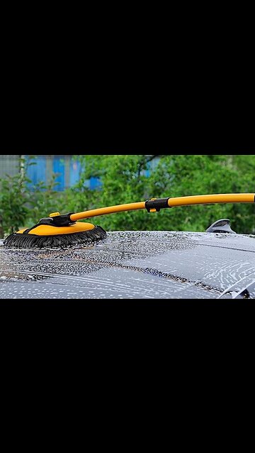 Car Cleaning Wash Brush with Telescoping Long Handle