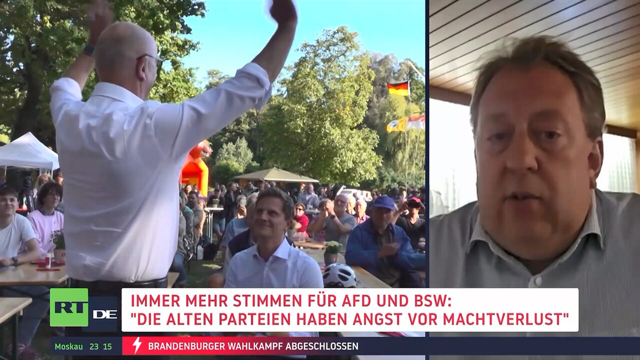 AfD-Politiker nach Brandenburg-Wahl: "Könnte mir Koalition mit BSW vorstellen"