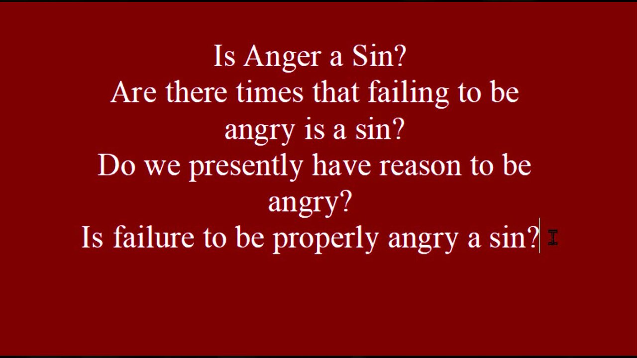 A Lesson on Honest Anger vs Sweet Hypocrisy