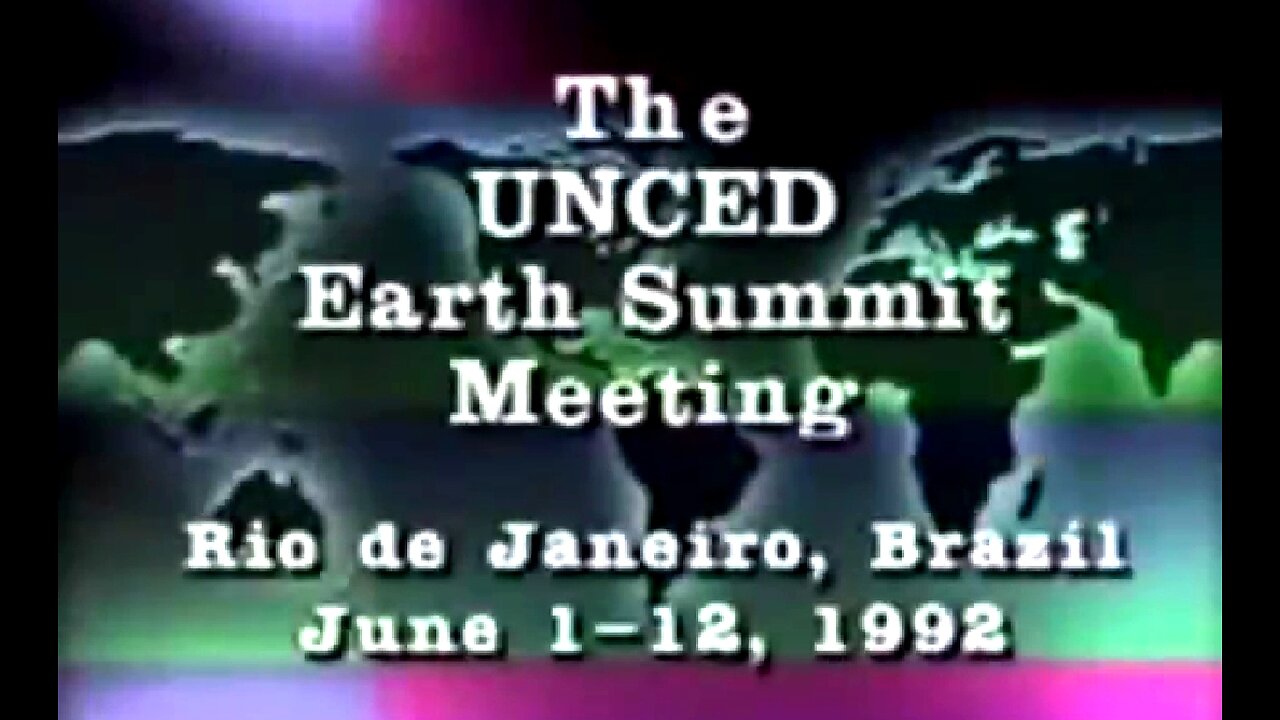 GEORGE HUNT - UNCED RIO EARTH SUMMIT, BRAZIL JUNE 1ST-12TH 1992 - ROTHSCHILD & MORE ✡️