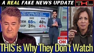 A REAL Fake News Update | MSM Freaks Out over Falling Ratings & Kamala gets Waisted (again)