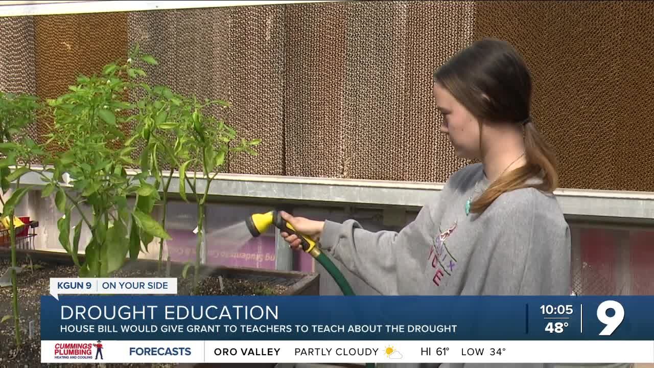 Tanque Verde High School students learn about the drought