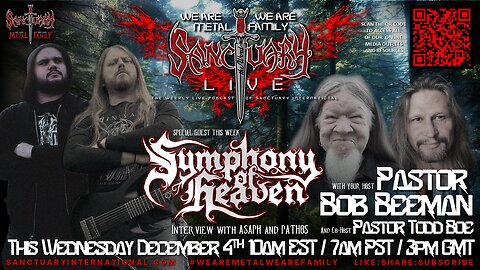 Tis' The Season with SYMPHONY OF HEAVEN on #SanctuaryLive THIS WEDNESDAY 12/4