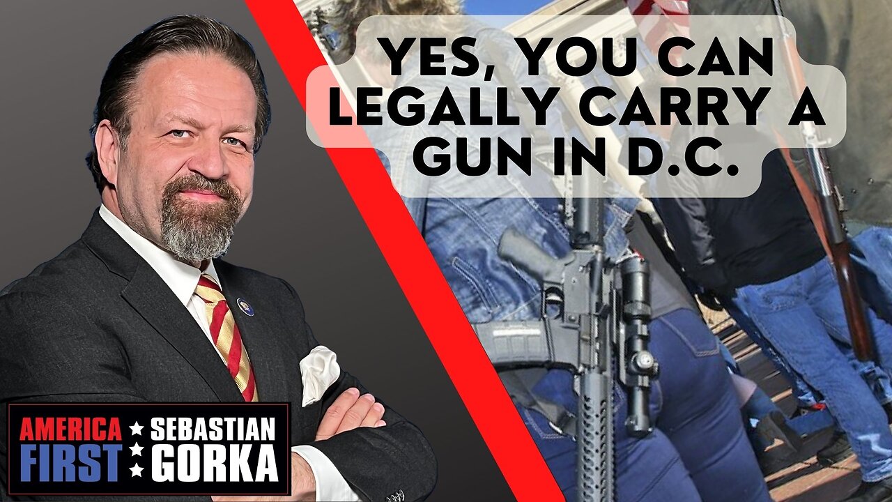 Yes, you can Legally carry a Gun in D.C. Leon Spears with Sebastian Gorka on AMERICA First