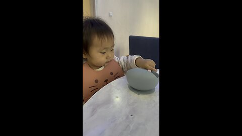 My little boy learning to eat!