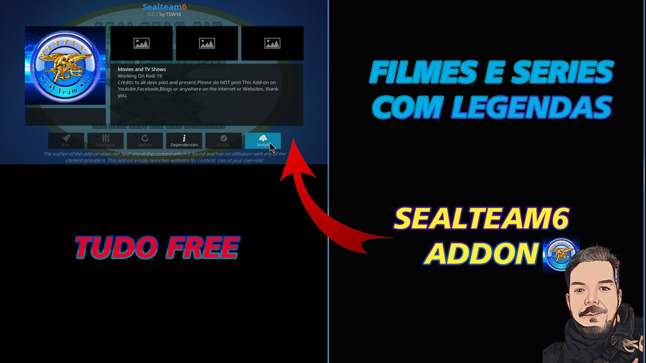 SEALTEAM6 KODI ADDON MAIS UM ADDON DE FILMES E SERIES COM LEGENDAS