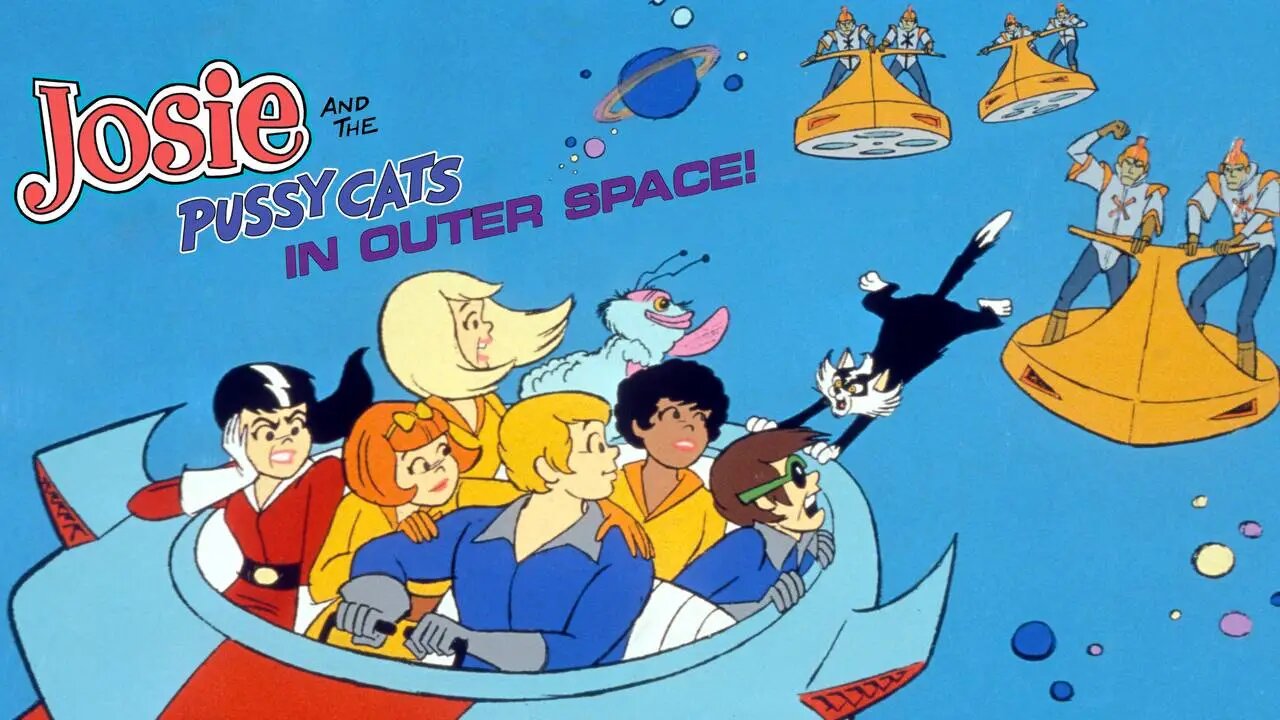 Josie And The Pussycats In Outer Space ( Alien Alan ) Full Cartoon 1972