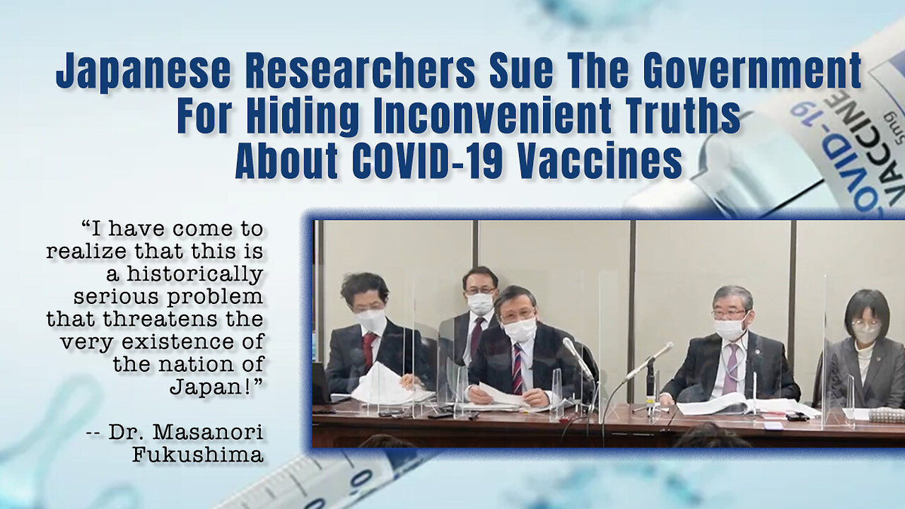 Japanese Researchers Sue The Government For Hiding Inconvenient Truths About COVID-19 Vaccines