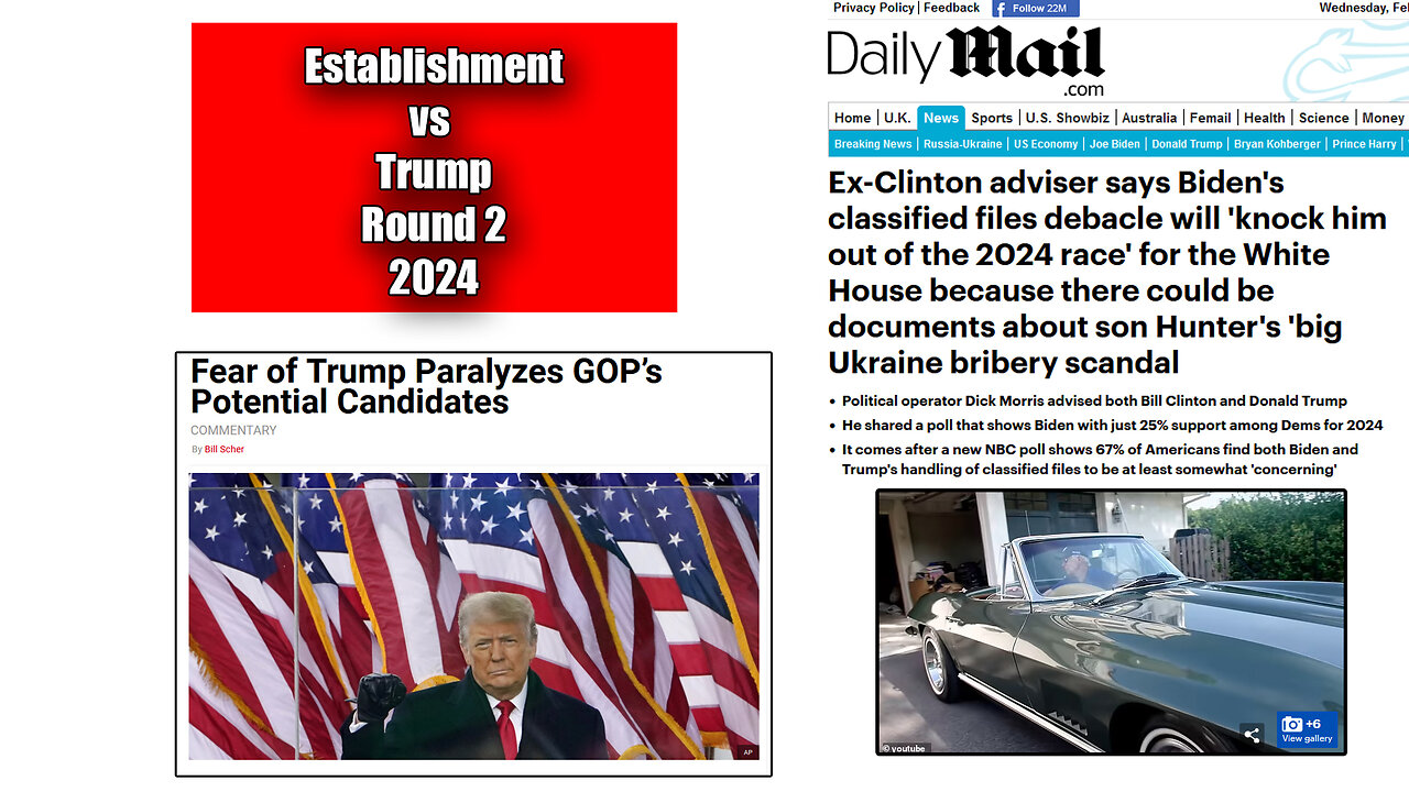 Establishment Vs Donald Trump Round 2 The Road To 2024
