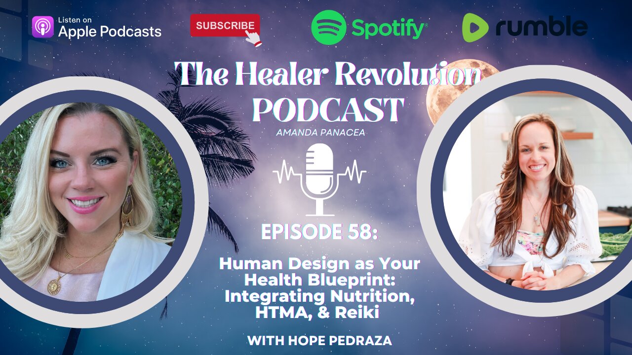 58. Human Design as Your Health Blueprint: Integrating Nutrition, HTMA, & Reiki with Hope Pedraza