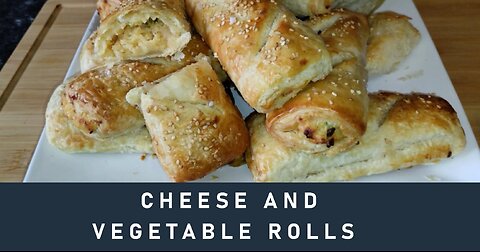 Cheese and Vegetable Rolls | Quick and Easy | Minimum ingredients - Maximum taste