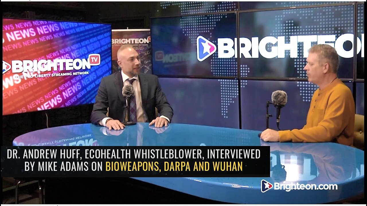 Dr. Andrew Huff, EcoHealth whistleblower, interview on bioweapons, DARPA and Wuhan