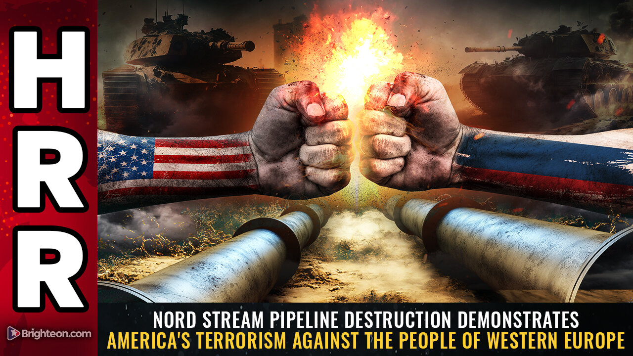 Nord Stream pipeline destruction demonstrates America's TERRORISM...