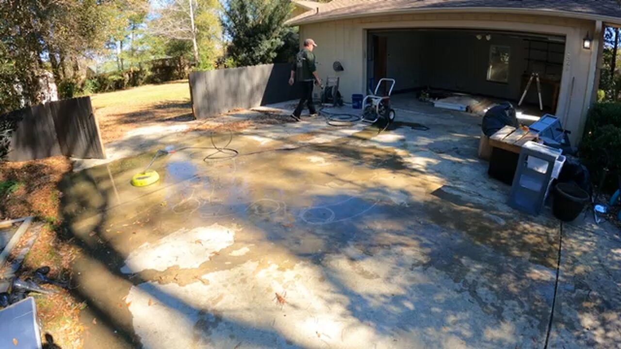 Pressure washing